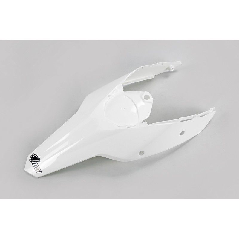 Guardabarros trasero con paneles laterales UFO KTM blanco KT04021-047 - motoscamaralweb.com