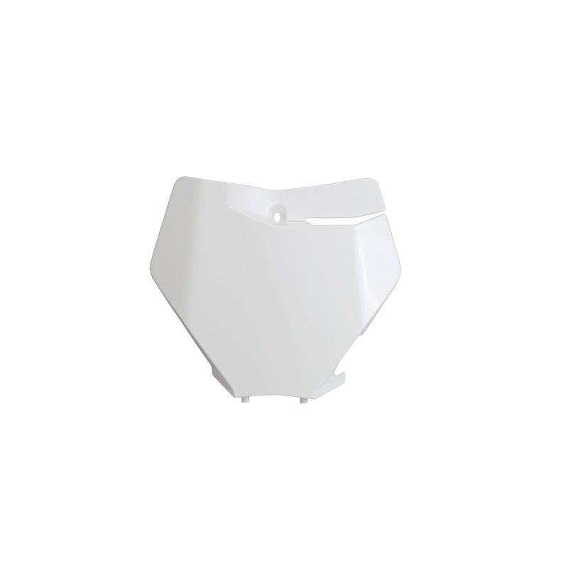 Porta-números delantero UFO blanco KTM SX/SX-F - motoscamaralweb.com