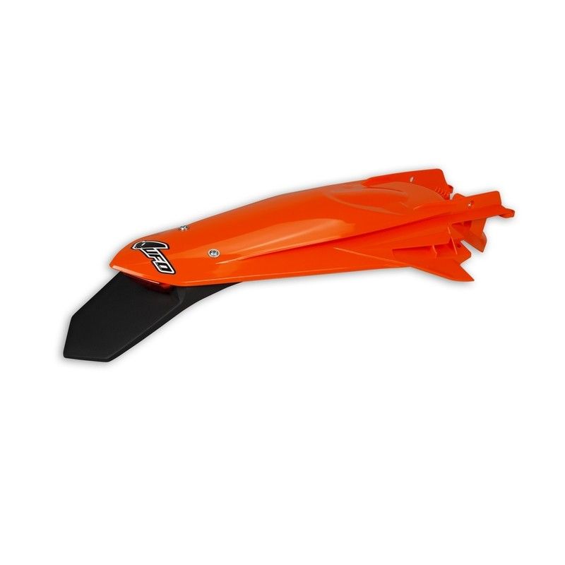 Guardabarros trasero UFO + portamatrículas con LED naranja KTM EXC/EXC-F - motoscamaralweb.com