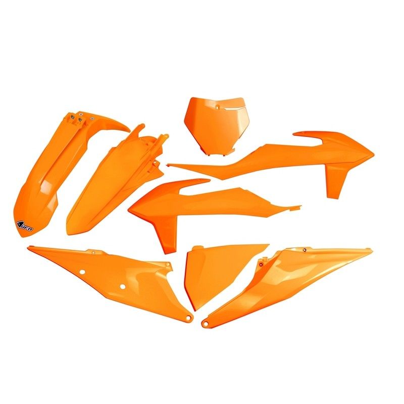 Kit plástica completo UFO KTM fluor naranja KTKIT522FFLU - motoscamaralweb.com