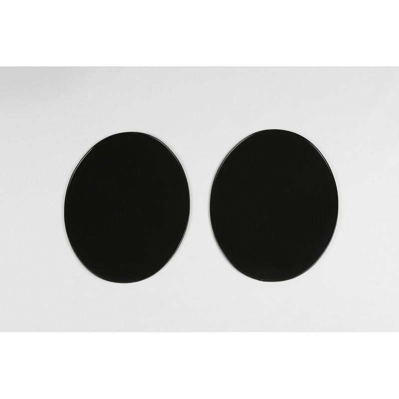 Portanúmeros universal UFO 2 pcs- (desde 1970) negro ME08048-K - motoscamaralweb.com