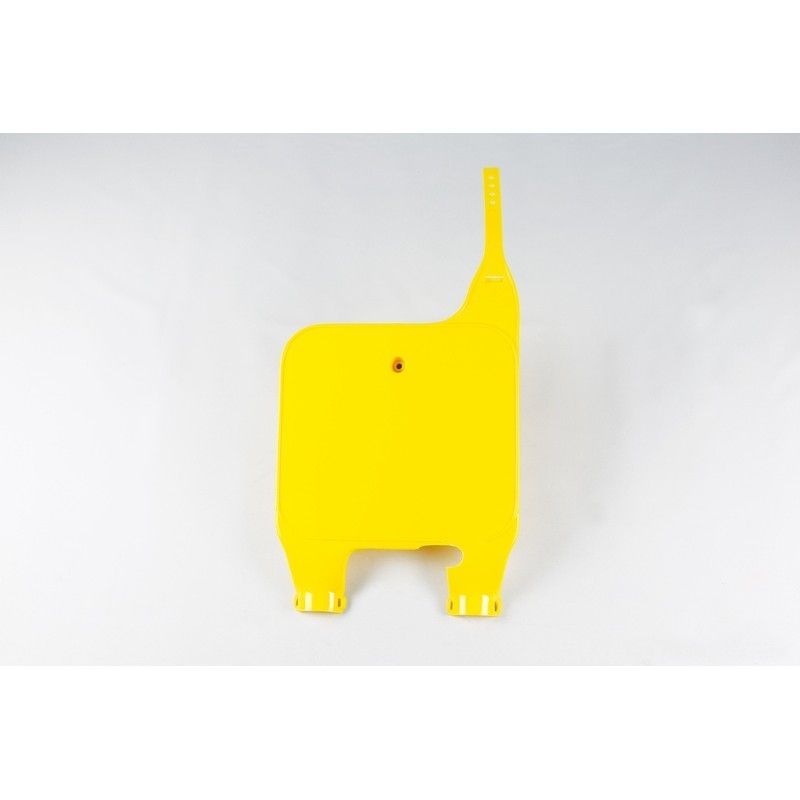 Portanúmeros horquilla invertida UFO Suzuki amarillo SU02921-101 - motoscamaralweb.com