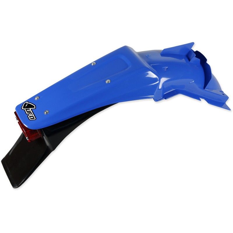 Guardabarros trasero con piloto UFO TM azul TM03113-091 - motoscamaralweb.com