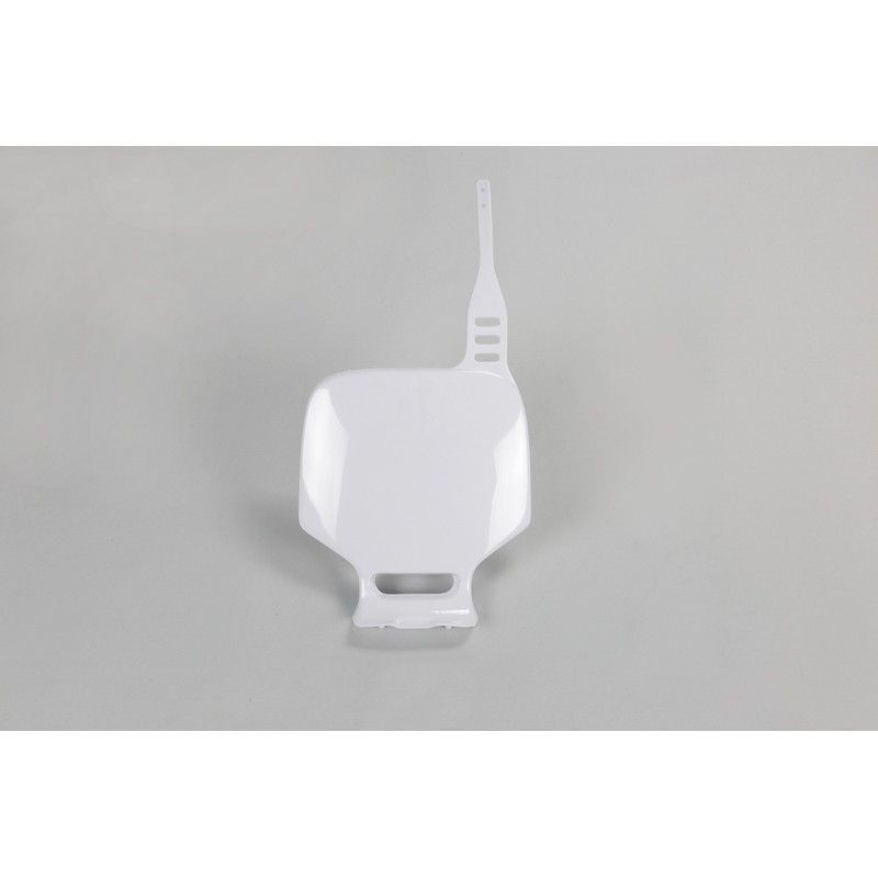 UFO Front Number Plate White YamahaYZ80/85 - motoscamaralweb.com
