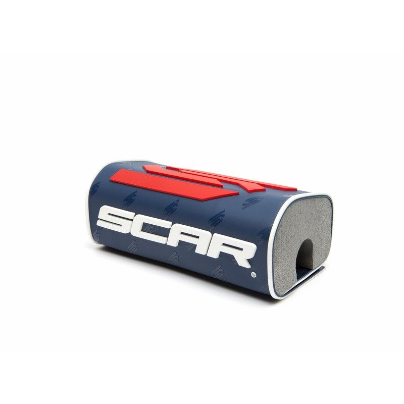 Protector/morcilla de manillar SCAR 3D (para manillar sin barra) - Azul oscuro - motoscamaralweb.com