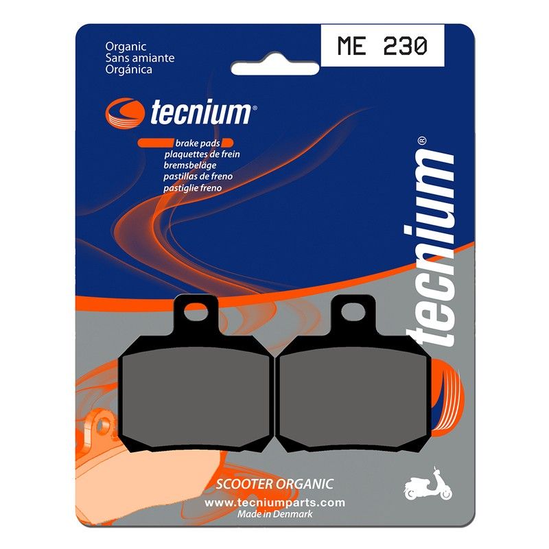 Pastillas de freno Tecnium Scooter orgánicas ME230 - motoscamaralweb.com