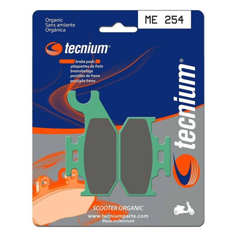 Pastillas de freno Tecnium Scooter orgánicas ME254 - motoscamaralweb.com