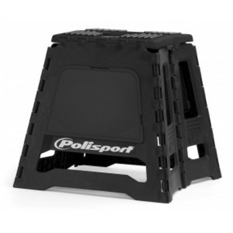 Caballete desmontable de plastico POLISPORT negro - motoscamaralweb.com