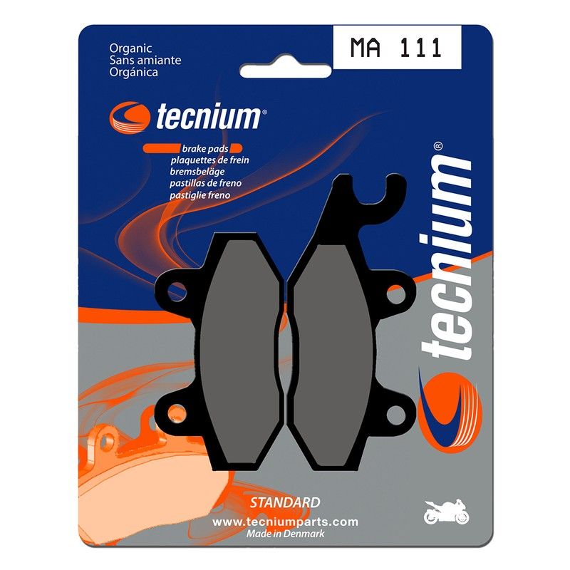 Pastillas de freno Tecnium MA111 Orgánicas - motoscamaralweb.com