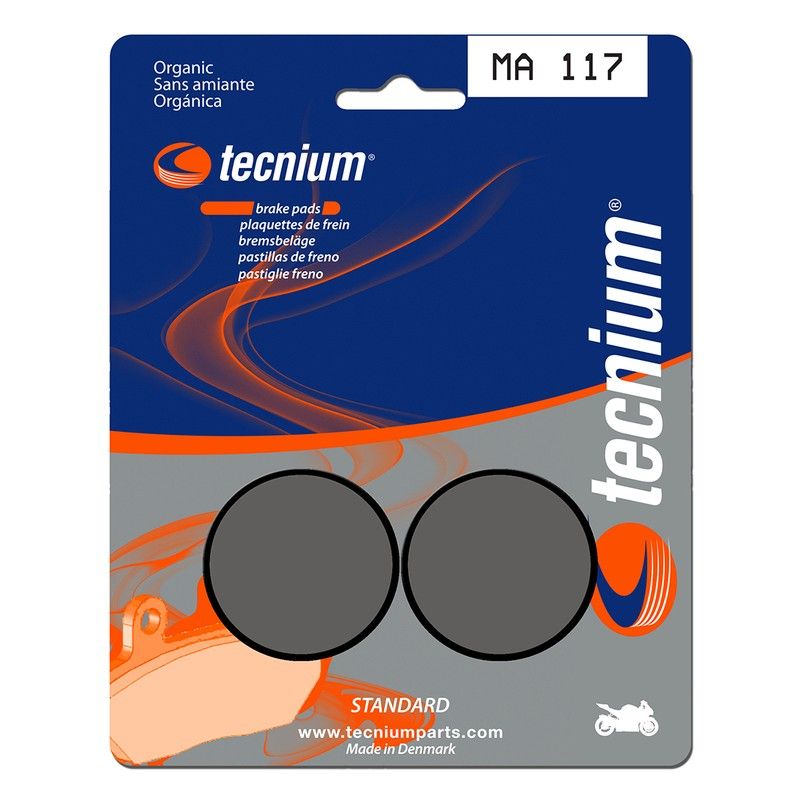Pastillas de freno Tecnium MA117 Orgánicas - motoscamaralweb.com