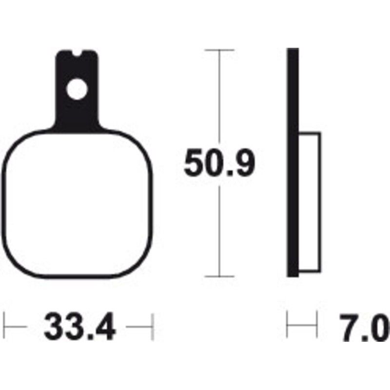 Pastillas de freno Tecnium MA156 Orgánicas - motoscamaralweb.com