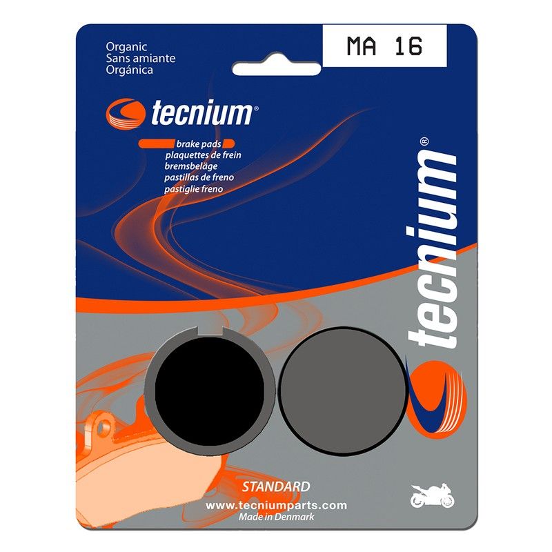 Pastillas de freno Tecnium MA16 Orgánicas - motoscamaralweb.com