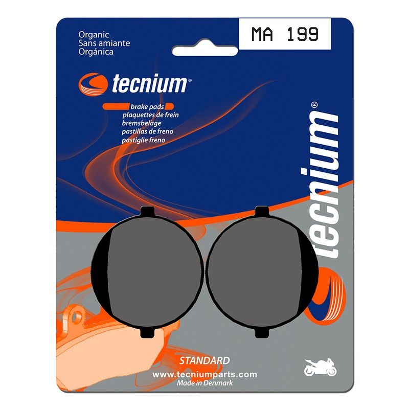 Pastillas de freno Tecnium MA199 Orgánicas - motoscamaralweb.com