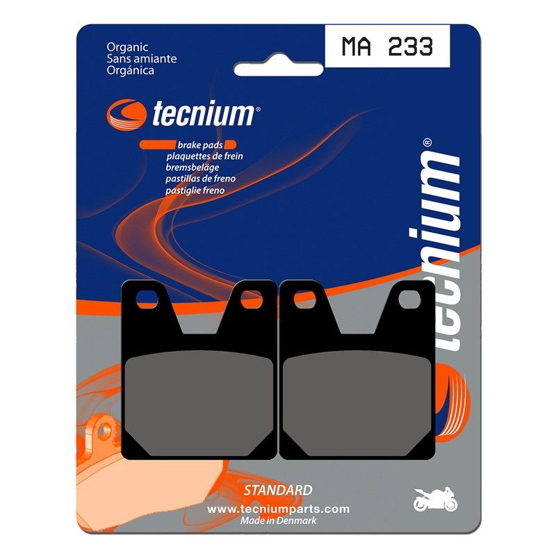 Pastillas de freno Tecnium MA233 Orgánicas - motoscamaralweb.com