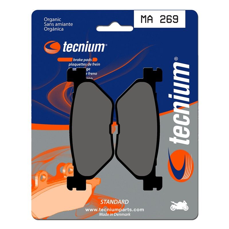 Pastillas de freno Tecnium MA269 Orgánicas - motoscamaralweb.com