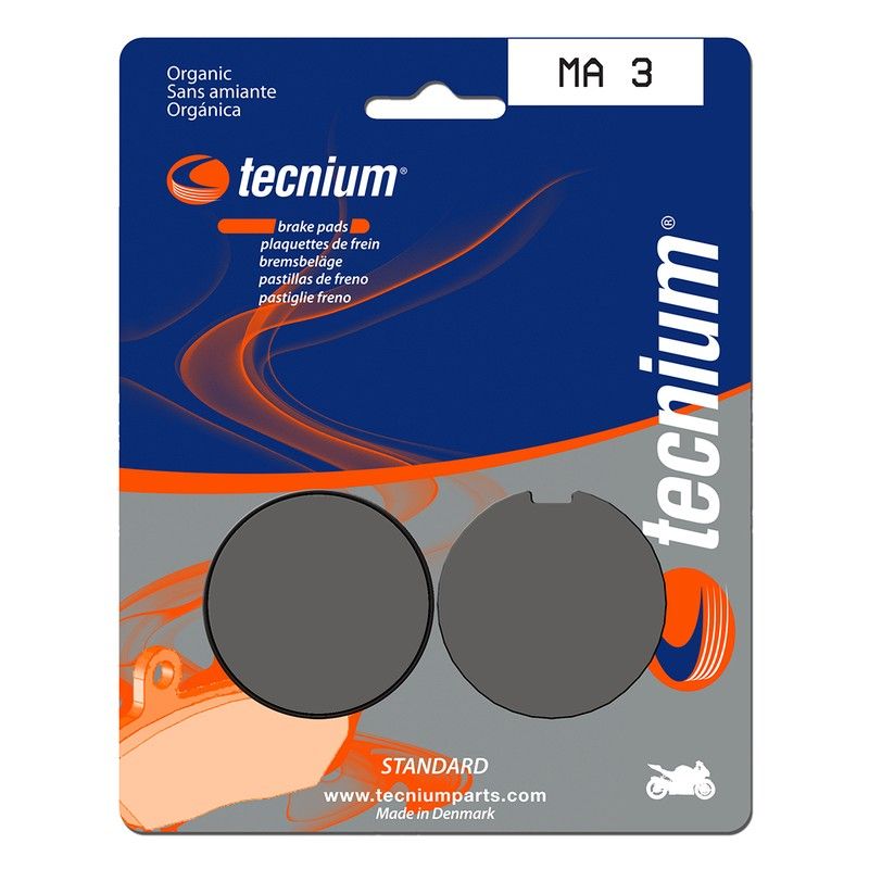 Pastillas de freno Tecnium MA3 Orgánicas - motoscamaralweb.com