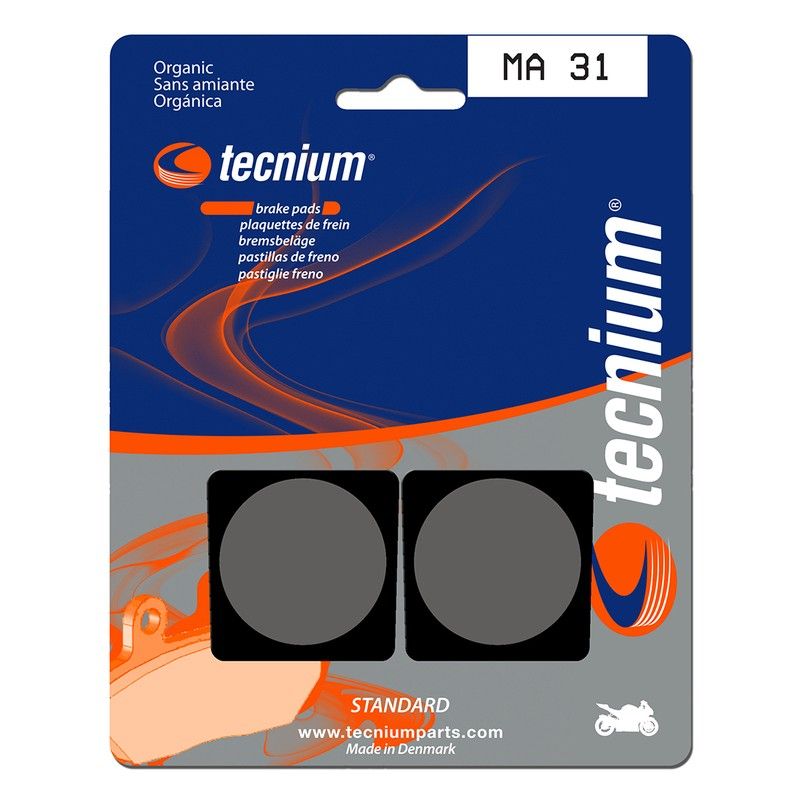 Pastillas de freno Tecnium MA31 Orgánicas - motoscamaralweb.com