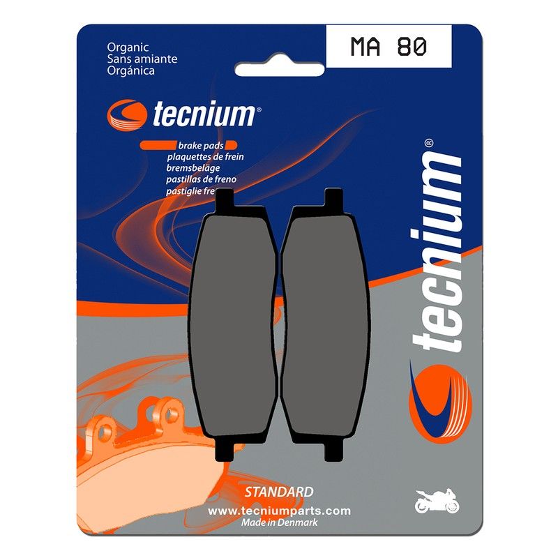Pastillas de freno Tecnium MA80 Orgánicas - motoscamaralweb.com