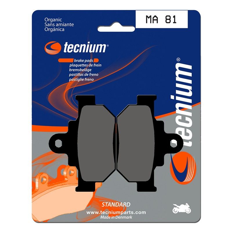 Pastillas de freno Tecnium MA81 Orgánicas - motoscamaralweb.com