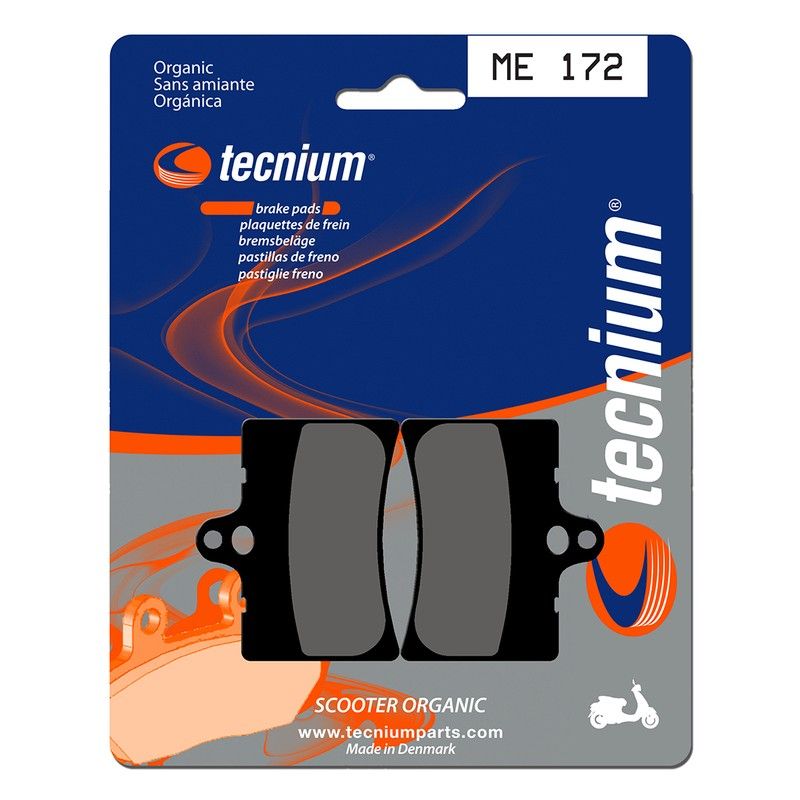 Pastillas de freno Tecnium Scooter orgánicas ME172 - motoscamaralweb.com