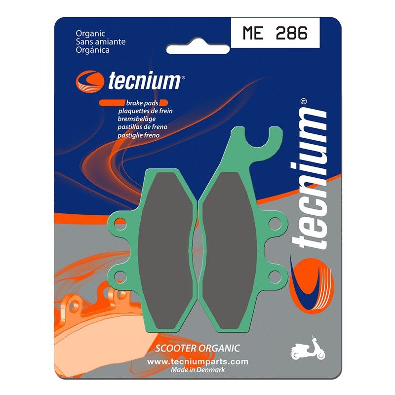 Pastillas de freno Tecnium Scooter orgánicas ME286 - motoscamaralweb.com