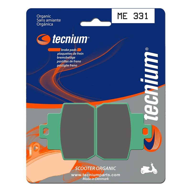Pastillas de freno Tecnium Scooter orgánicas ME331 - motoscamaralweb.com