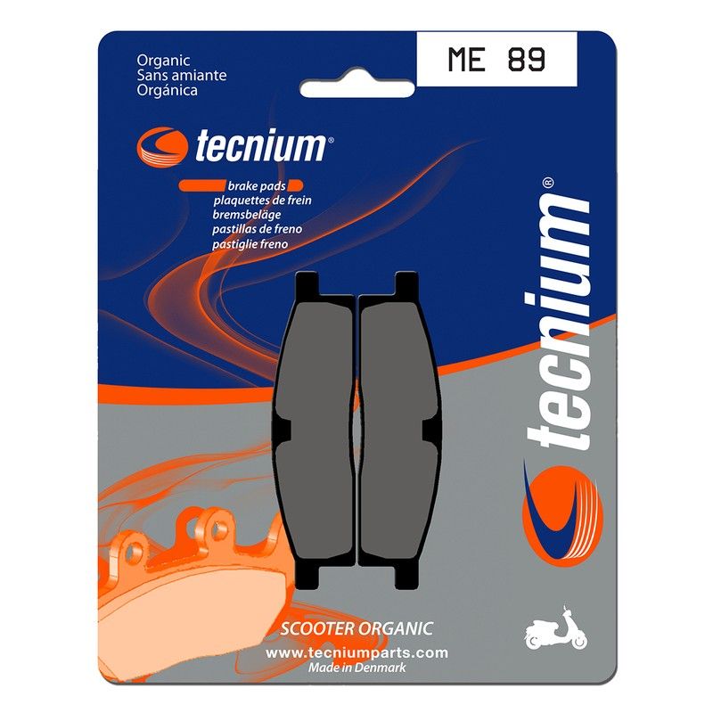 Pastillas de freno Tecnium Scooter orgánicas ME89 - motoscamaralweb.com