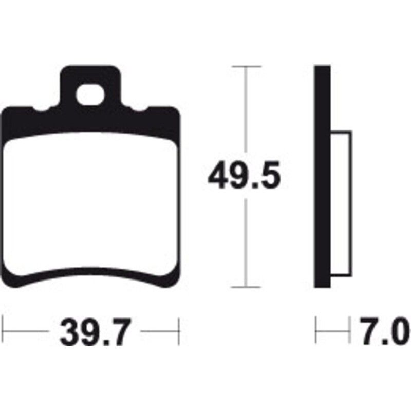 Pastillas de freno Tecnium MF271 Sinterizadas - motoscamaralweb.com