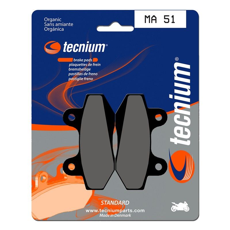 Pastillas de freno Tecnium MA51 Orgánicas - motoscamaralweb.com