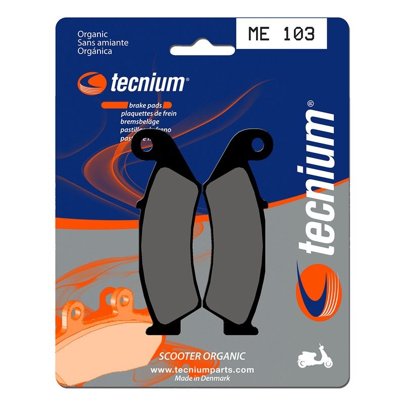 Pastillas de freno Tecnium Scooter orgánicas ME103 - motoscamaralweb.com