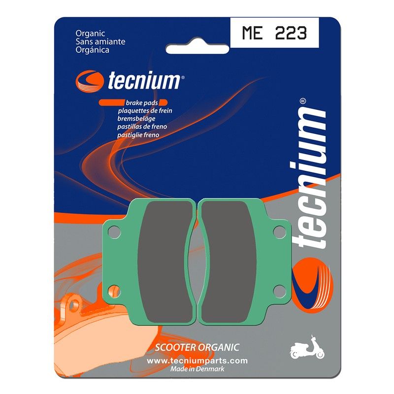 Pastillas de freno Tecnium Scooter orgánicas ME223 - motoscamaralweb.com