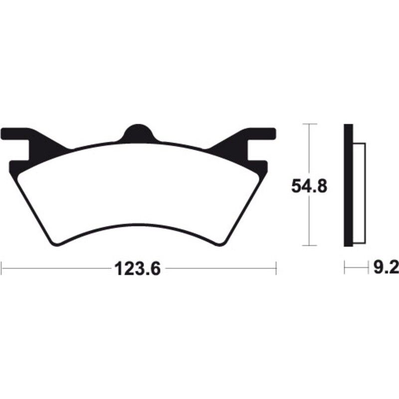 Pastillas de freno Tecnium MO257 Sinterizadas - motoscamaralweb.com