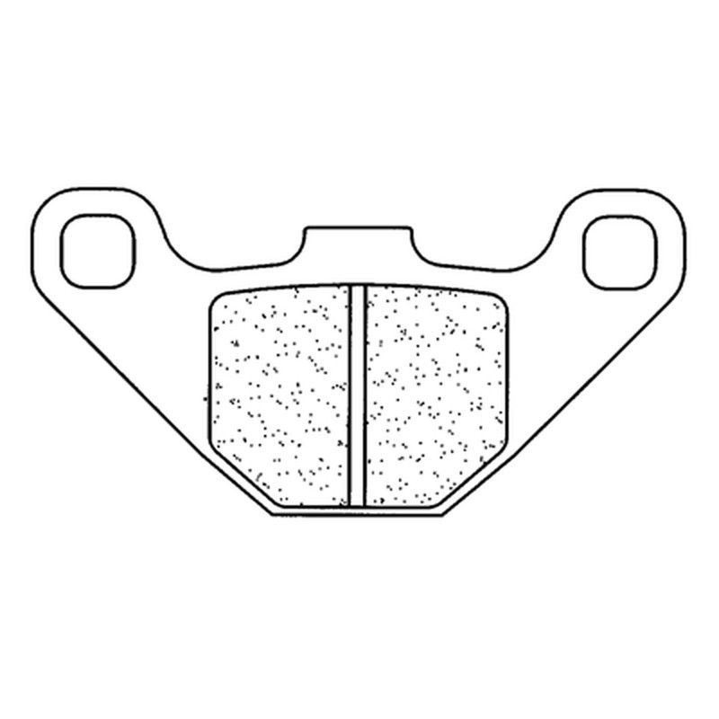 Juego de pastillas sinterizadas CL BRAKES (2469ATV1) - motoscamaralweb.com
