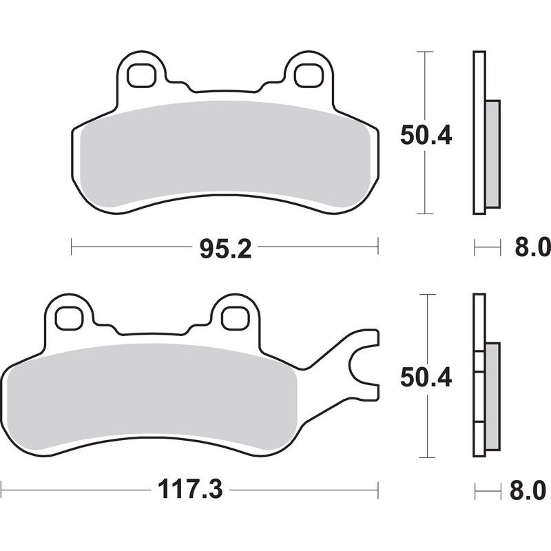 Pastillas de freno sinterizadas Brembo 07GR91SX - motoscamaralweb.com