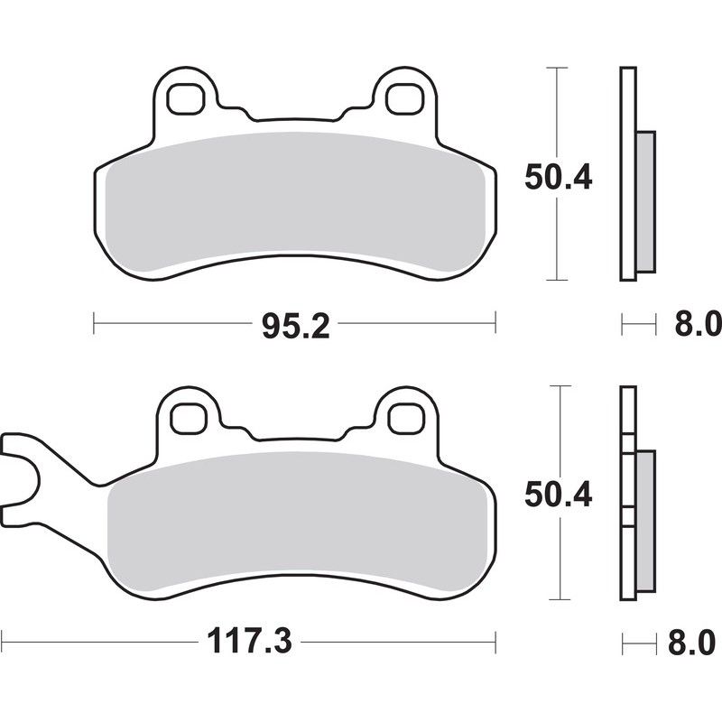 Pastillas de freno sinterizadas Brembo 07GR92SX - motoscamaralweb.com