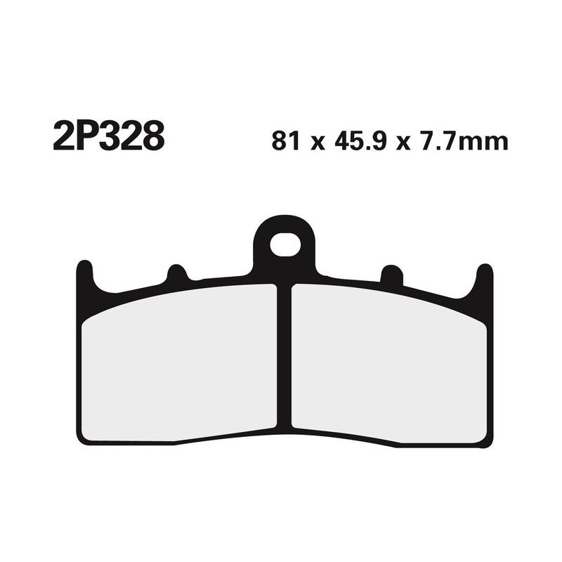 Juego pastillas de freno NISSIN 2P328ST Del. BMW - motoscamaralweb.com