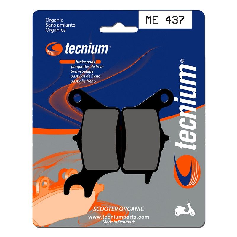 Pastillas de freno Tecnium ME437 Orgánicas - motoscamaralweb.com