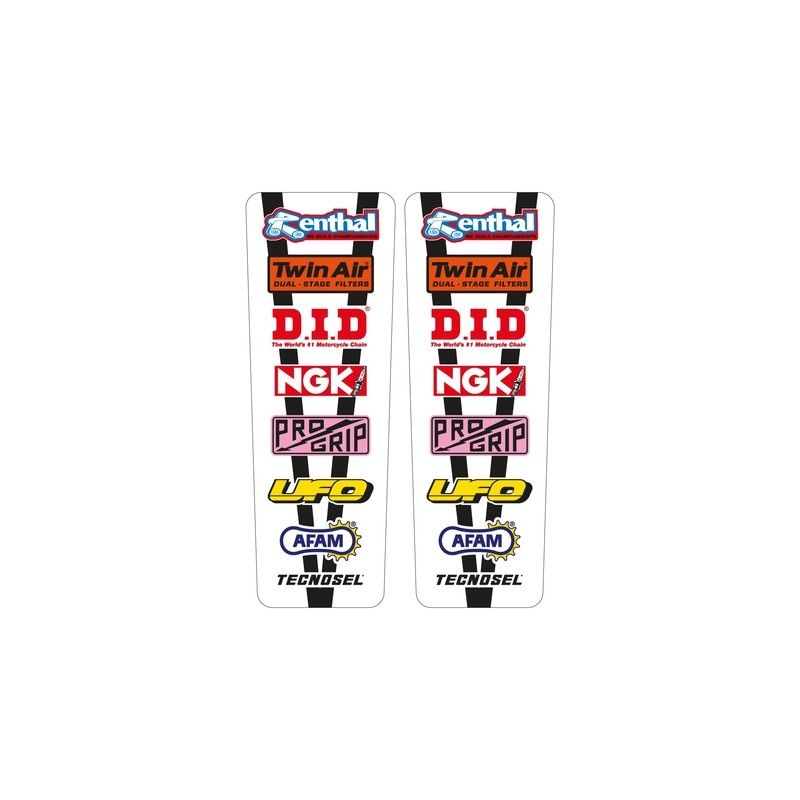 Ahesivos guardabarros TECNOSEL Vintage Sponsors - motoscamaralweb.com