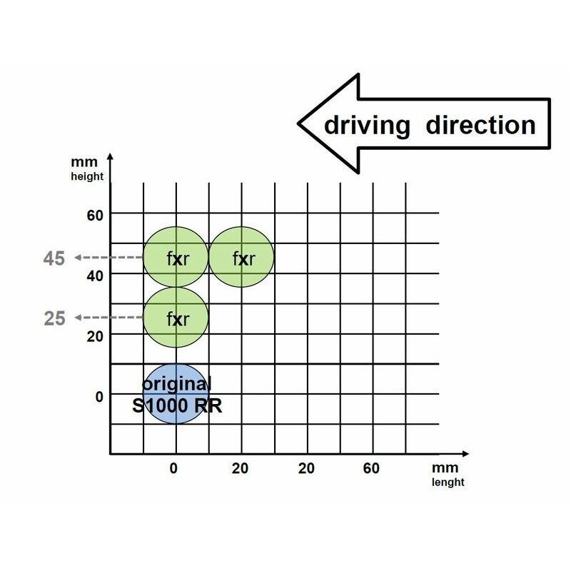 Estriberas retrasadas GILLES FXR. negro - motoscamaralweb.com