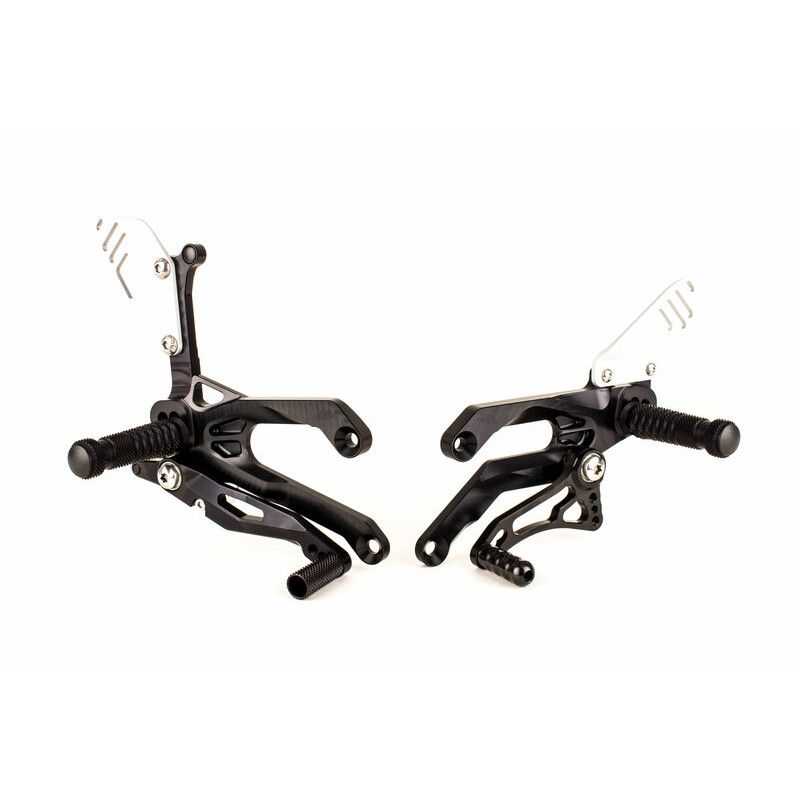 Estriberas retrasadas GILLES FXR. negro - motoscamaralweb.com