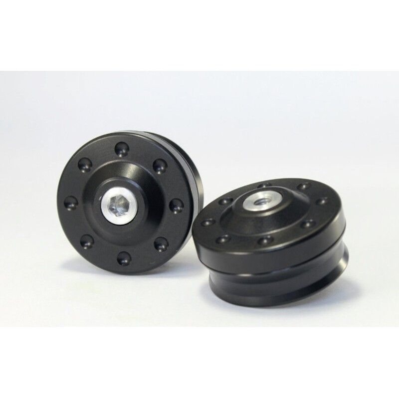 Protectores del eje trasero GILLES. negro - motoscamaralweb.com