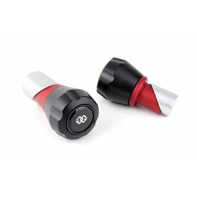 Protectores del eje delantero GILLES. negro / rojo - motoscamaralweb.com