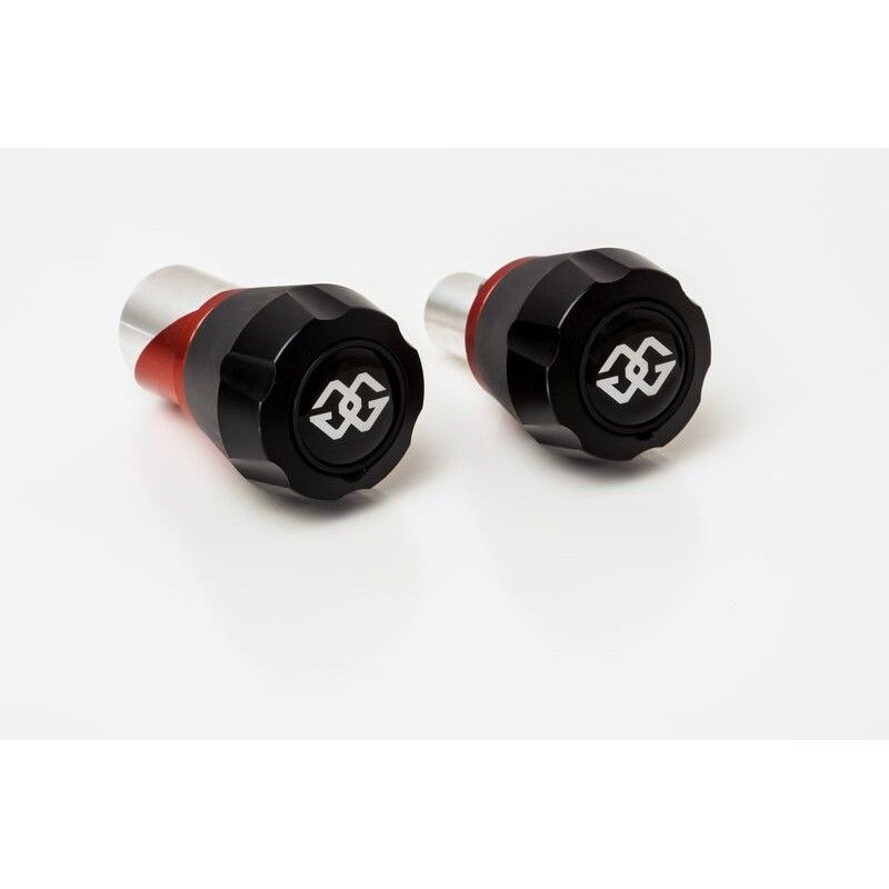 Protectores del eje trasero GILLES. negro / rojo - motoscamaralweb.com