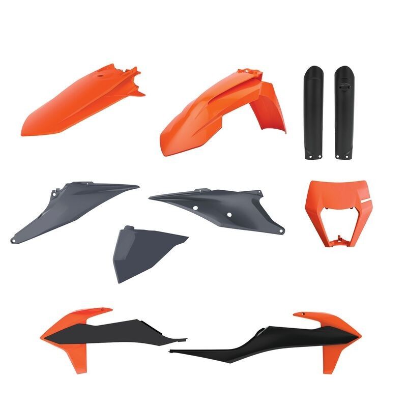 Kit de plásticos Polisport. KTM color OEM - motoscamaralweb.com