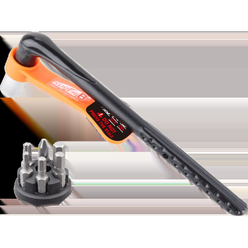 Llave de par 3-10Nm Super B (incluye puntas: Allen 3/4/5/6 mm. Torx25 / Phillips 2) - motoscamaralweb.com