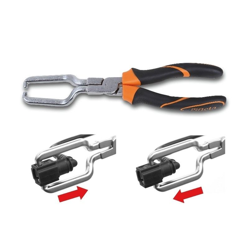 BETA 1482B Tenaza para uniones rápidas tubos de carburante - motoscamaralweb.com