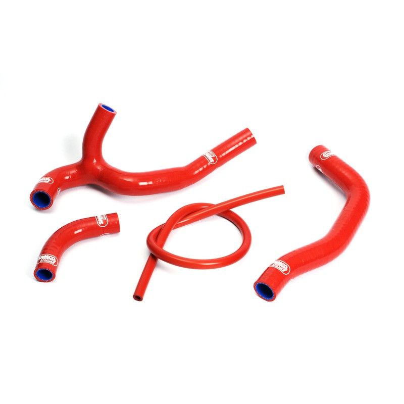 Kit manguitos SAMCO Honda rojo HON-28-RD - motoscamaralweb.com