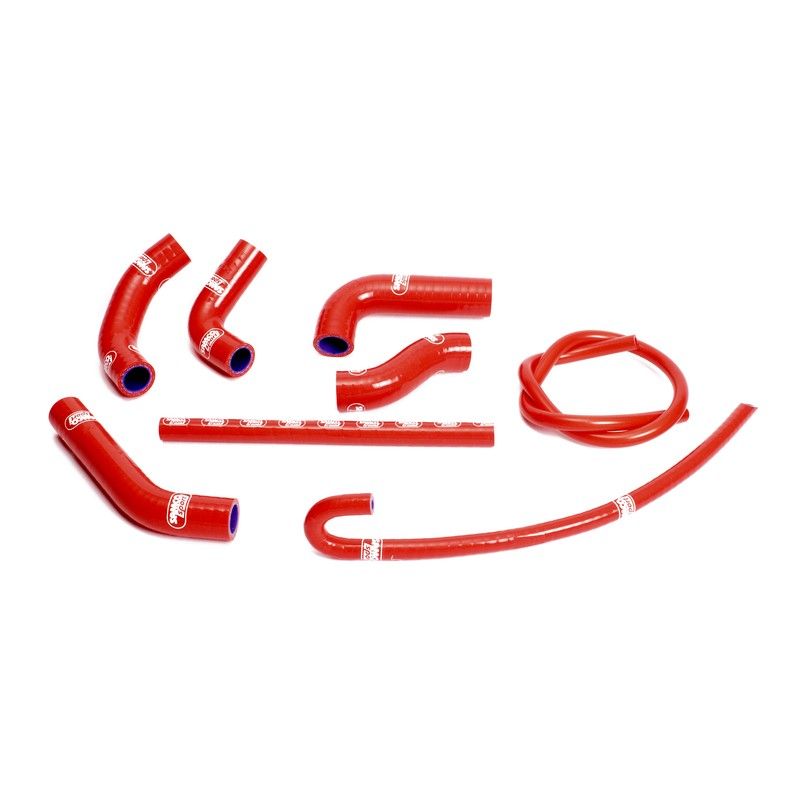 Kit manguitos SAMCO Honda rojo HON-30-RD - motoscamaralweb.com