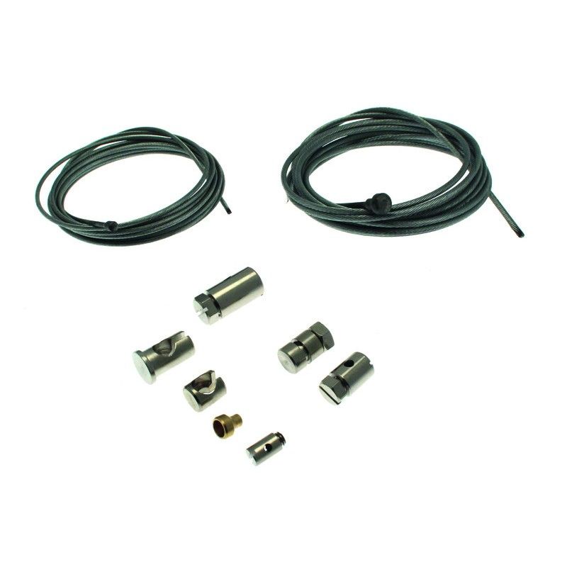 Kit reparación cables de acelerador y embrague BIHR universal- motosca