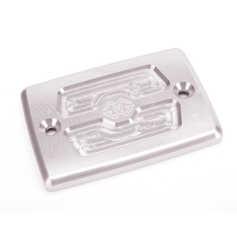 Tapa depósito líquido de frenos GILLES TOOLING. trasera. plata - motoscamaralweb.com